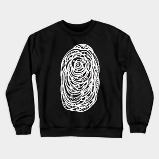 frightened eyes cool abstract lines Crewneck Sweatshirt